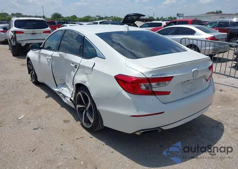 2019 Honda Accord Sport из США, поврежденный, VIN 1HGCV1F36KA004879